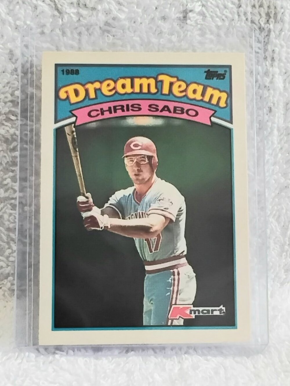 5/$20 Mint 1988 Topps/Kmart Chris Sabo Dream Team RC of 1988 MLB Card 3!!